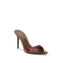Giuseppe Zanotti Intriigo Red Patent Leather Mule Sandals – Pointed Open Toe Heels - Women’s